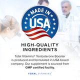 TOTAL VITAMINS Impulsor de Testosterona: uso diario en la rutina diaria