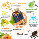 Totaria alfa lipoico 600 mg, cápsulas para energía diaria.