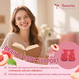 Totaria calcio citrato gominolas, envase con vitaminas D3 y K2