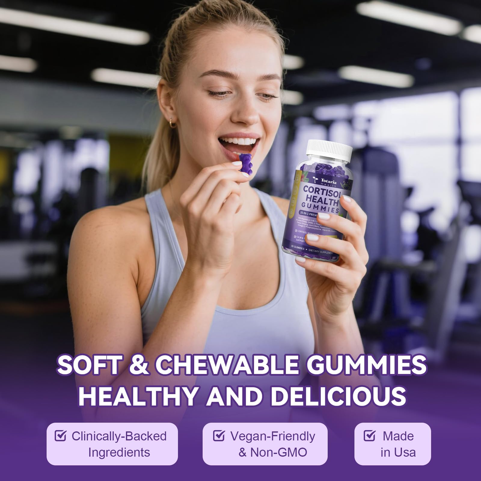 Totaria Cortisol Gominolas con Fosfatidilserina para ritmos saludables