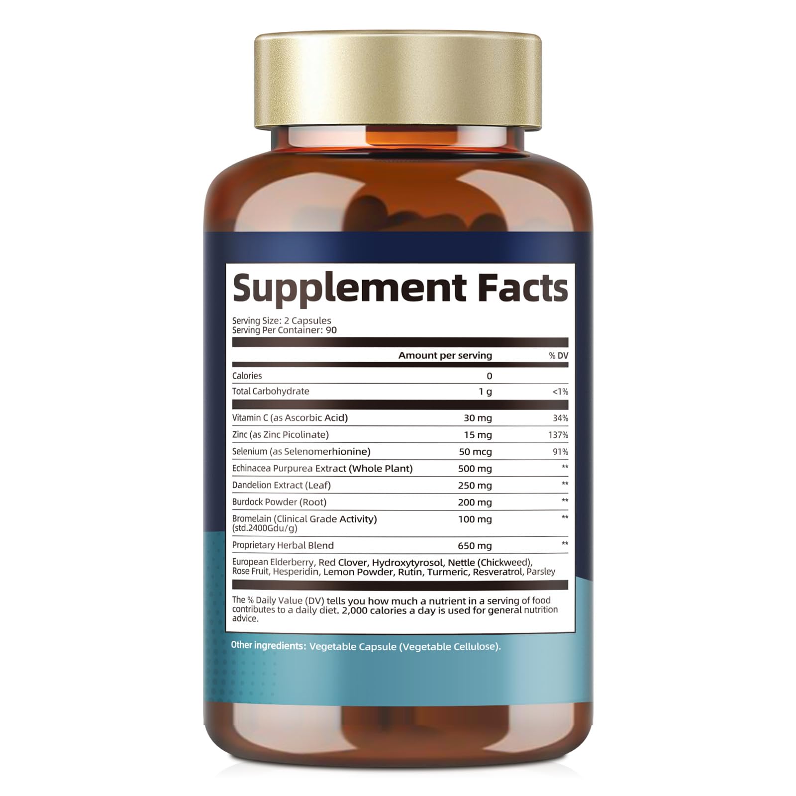 Totaria Drenaje Linfático: vitamina C, zinc y selenio para la función celular diaria.