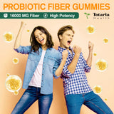 Totaria gomitas probioticas fibra piña, segunda vista de la botella para uso diario.