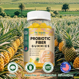 Totaria gomitas probioticas fibra piña, envase cerrado y listo para transporte.