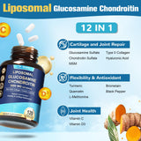 Totaria Liposomal Glucosamina Condroitina MSM cápsulas: formato fácil de ingerir