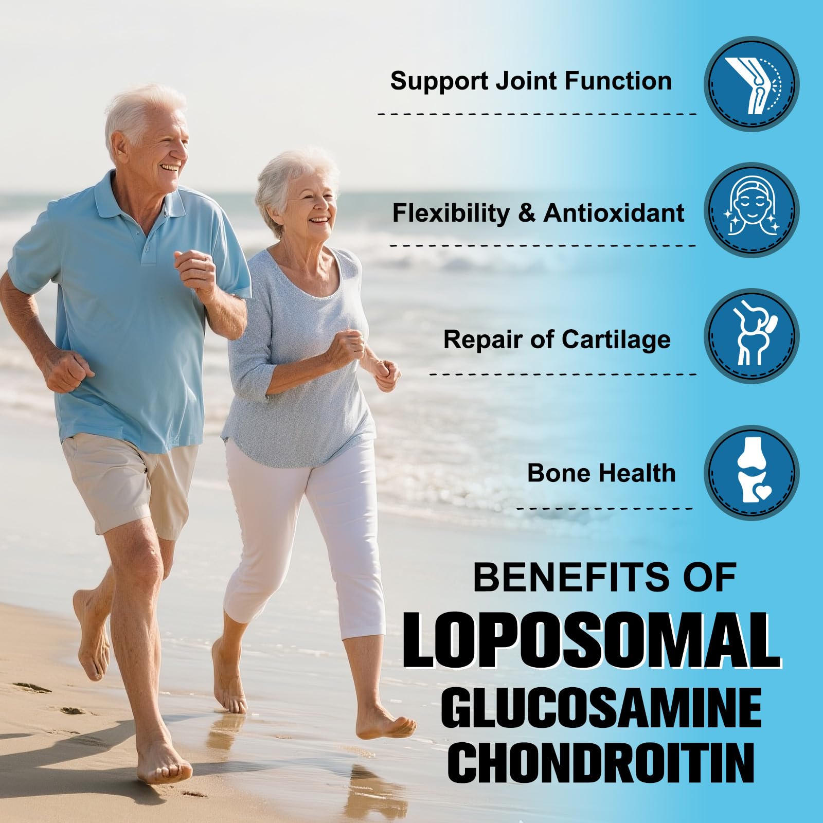 Etiqueta de Totaria Liposomal Glucosamina: fórmula detallada y perfiles de absorción