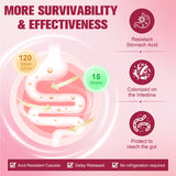 Totaria Probiotics enzimas digestivas para descomponer proteínas, grasas y carbohidratos