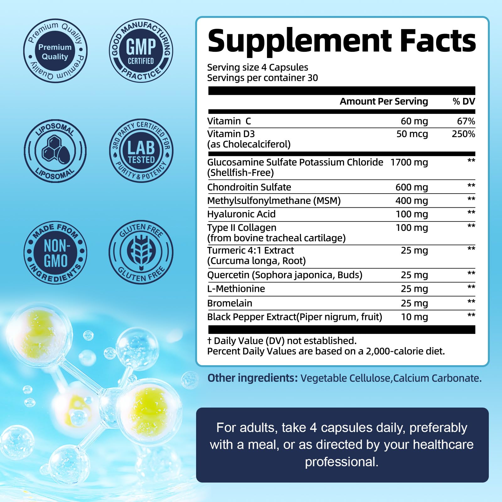 Ilustración de tecnología liposomal de Totaria mejorando absorción de nutrientes