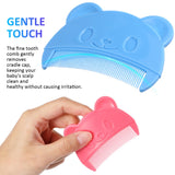 Toyvian peine oso azul para bebé, ideal para peinar con delicadeza.