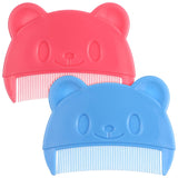 Toyvian peine oso rosa para bebé, fácil de agarrar y peinar suavemente.