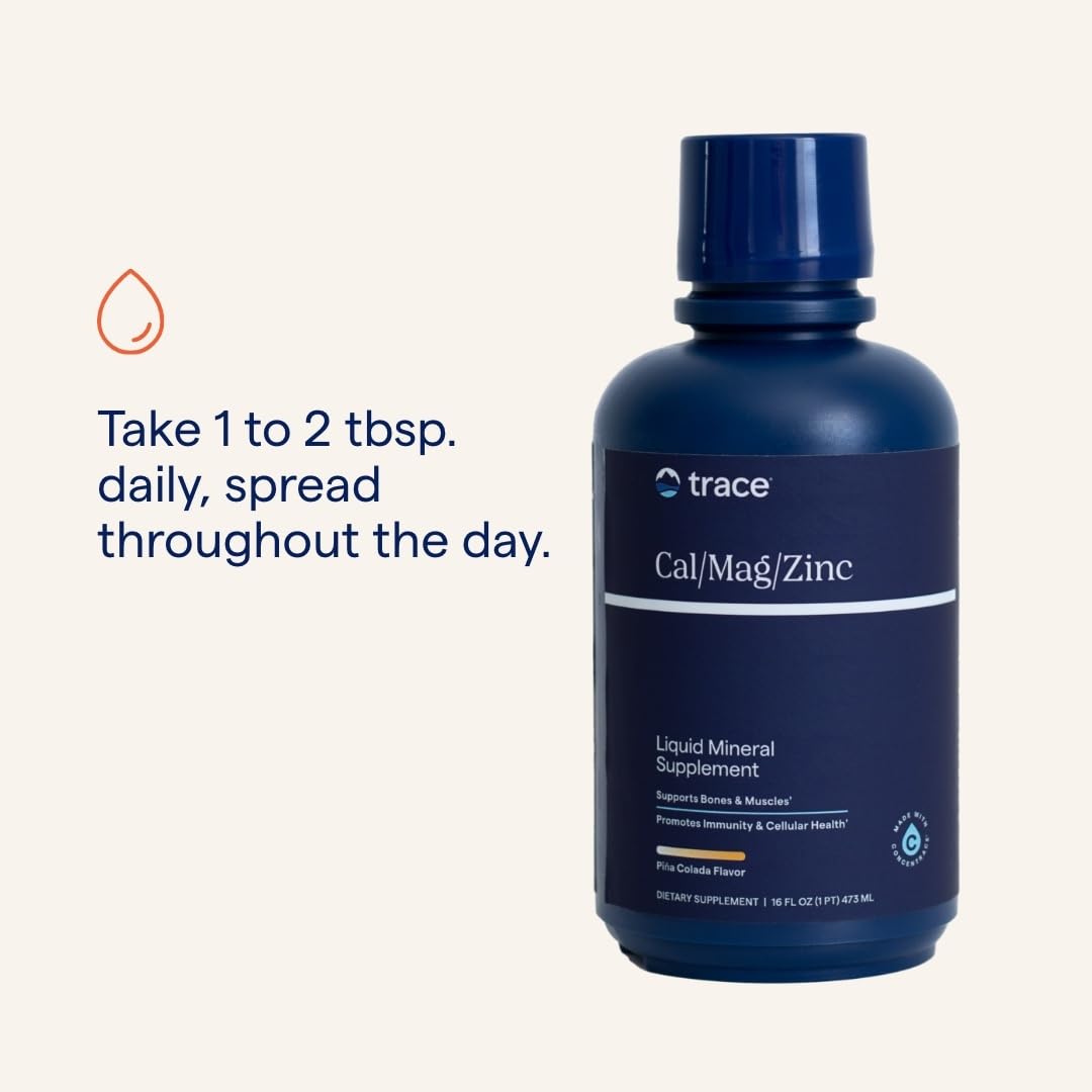 Sabor pina coco de Trace Minerals Cal/Mag/Zinc para mejor experiencia.