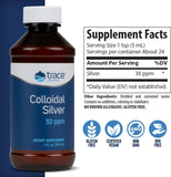 Trace Minerals Plata Coloidal en gotas, ideal para dosis diarias y consumo sencillo.