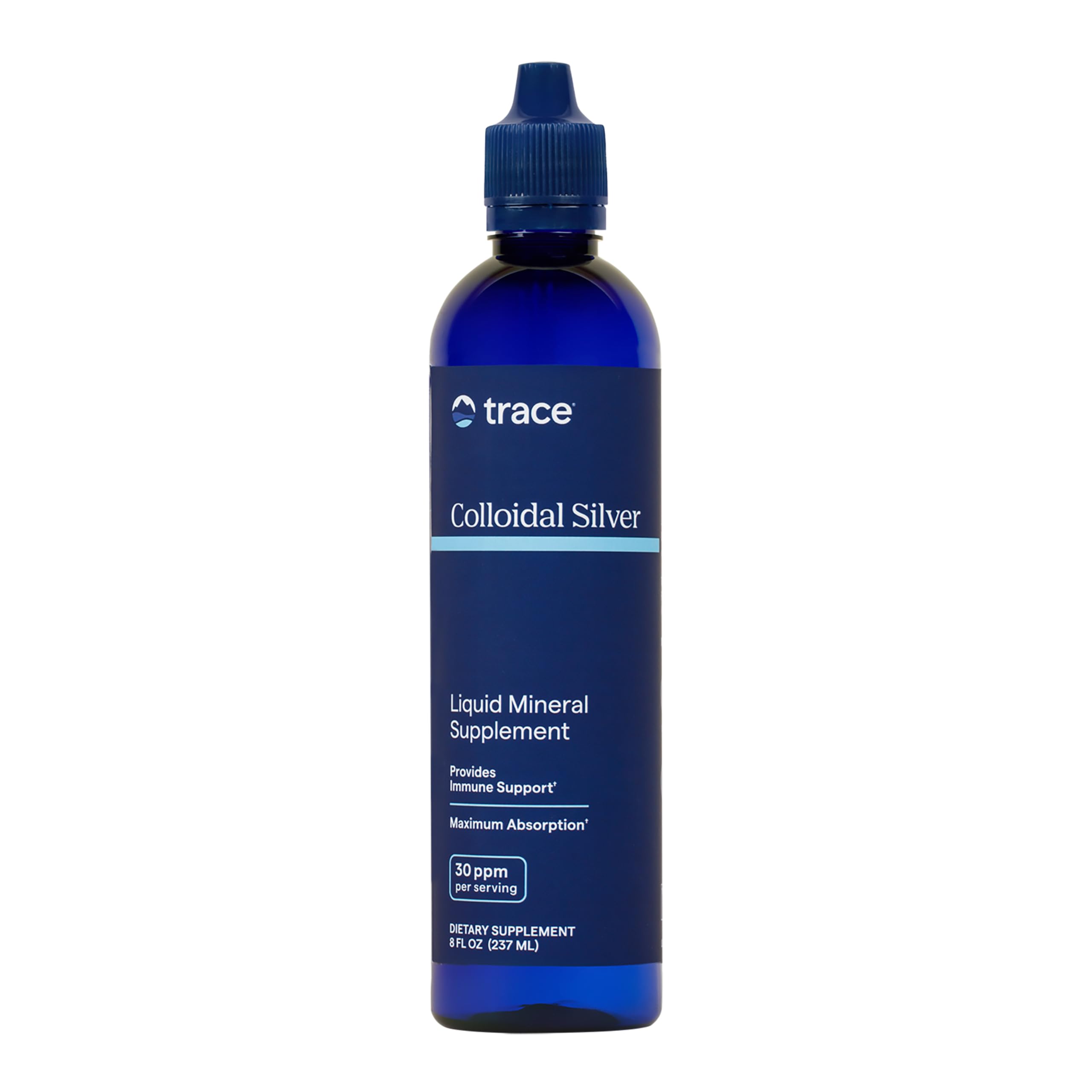 Trace Minerals Coloidal Plata – bote verter: apoyo diario para la salud general.