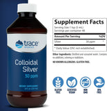 Trace Minerals Coloidal Plata – botella uso diario para bienestar diario.