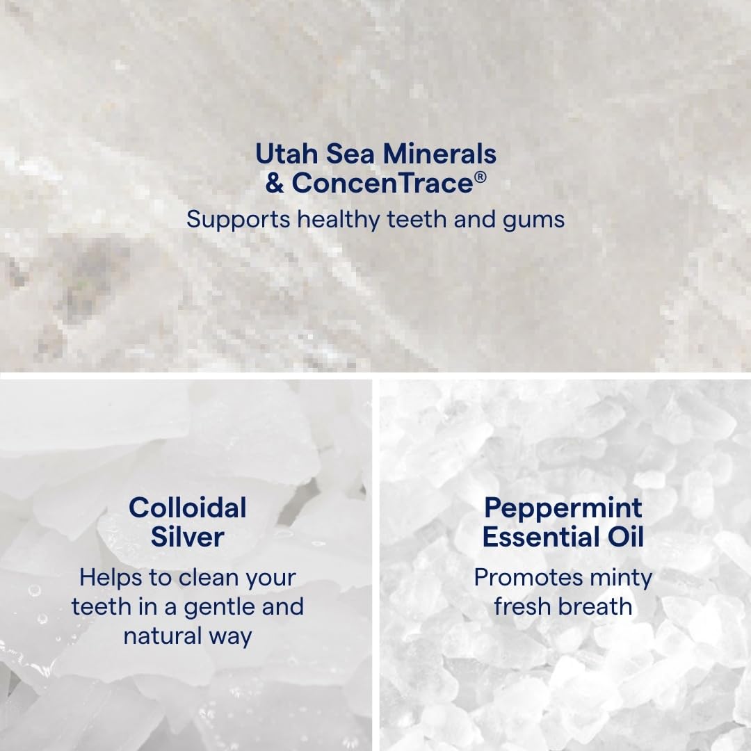 Trace Minerals ConcenTrace con aceite de menta para frescura y cuidado bucal