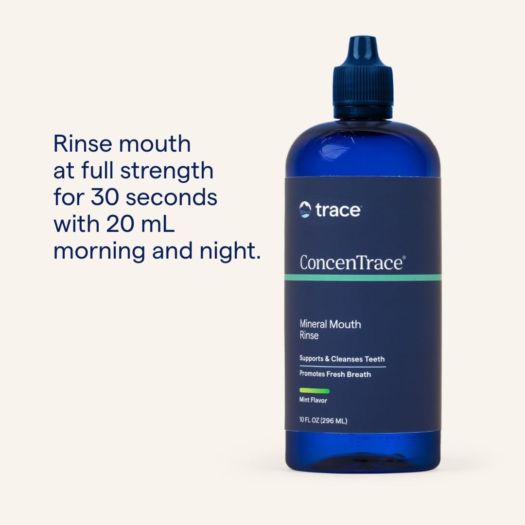 Trace Minerals ConcenTrace cuida encías con minerales iónicos naturales