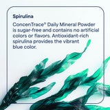Frasco de Trace Minerals ConcenTrace con cuchara medidora para dosificación rápida