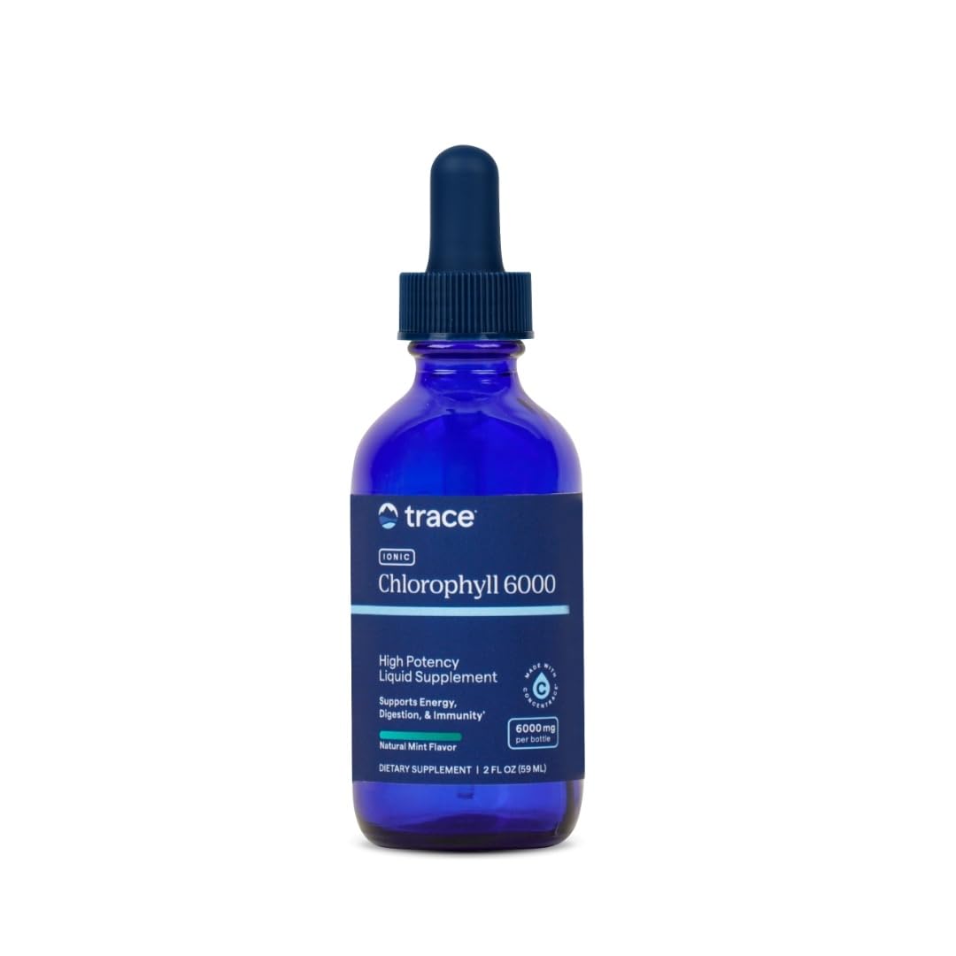 Trace Minerals Concentrated Ionic Chlorophyll frasco para uso diario