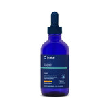Trace Minerals CoQ10 en botella líquida sabor tangerina para vitalidad diaria.