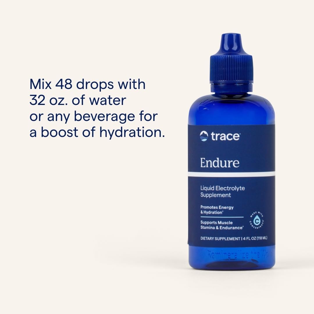 Trace Minerals Endure: etiqueta del producto con información clara para uso diario.