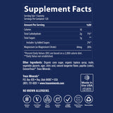 Trace Minerals etiqueta de gomitas magnesio, uso diario para digestión suave