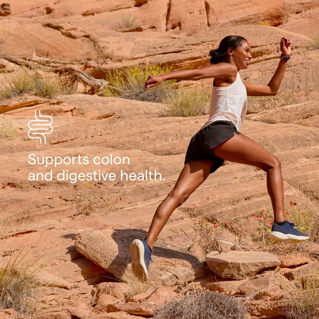 Trace Minerals Fibra 14g, dosis diaria fácil de medir para bebidas.