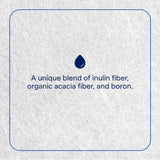 Trace Minerals Fibra 14g, etiqueta prebiótico, equilibrio de flora intestinal.