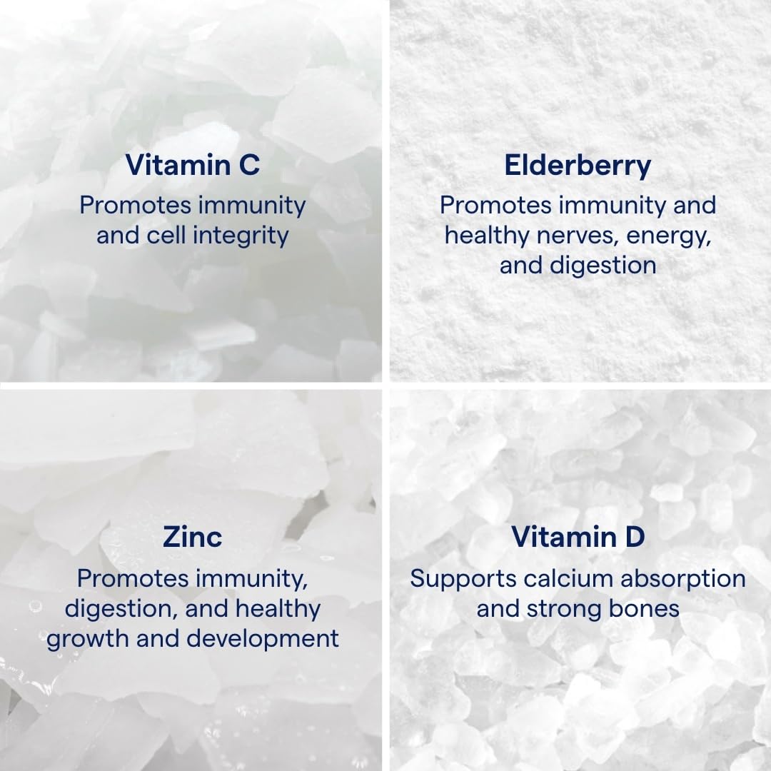 Trace Minerals Immunity+ bayas de saúco para apoyo inmunológico sabroso.