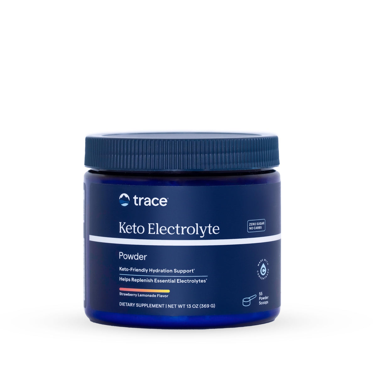 Trace Minerals Keto Electrolyte Polvo para beber, apoya el equilibrio hídrico en entrenamientos