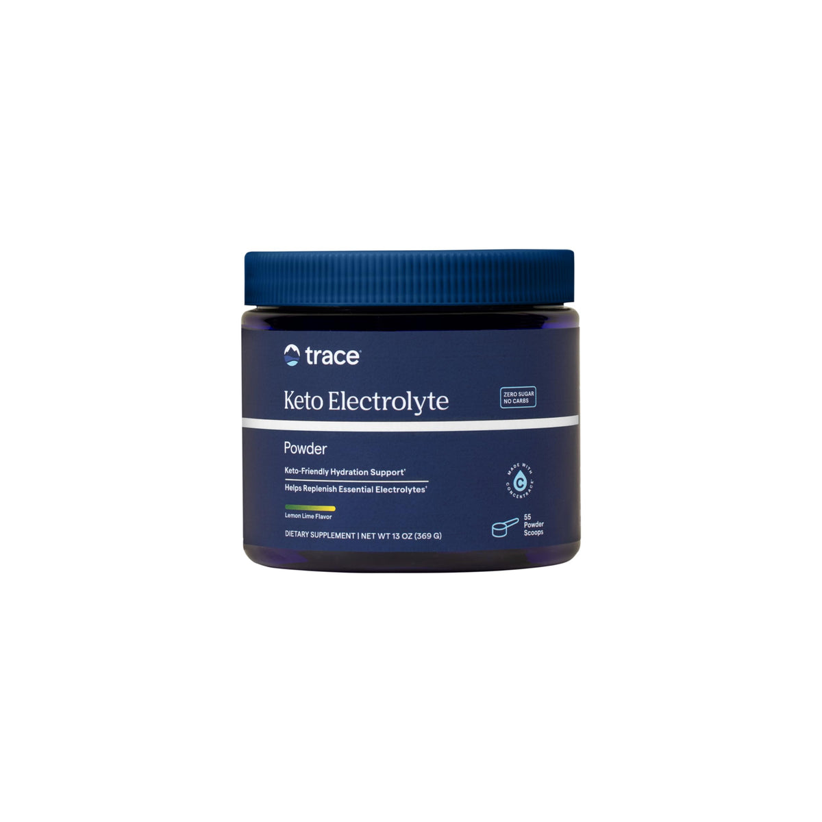 Trace Minerals Keto Electrolito en agua para hidratación rápida durante el entrenamiento.