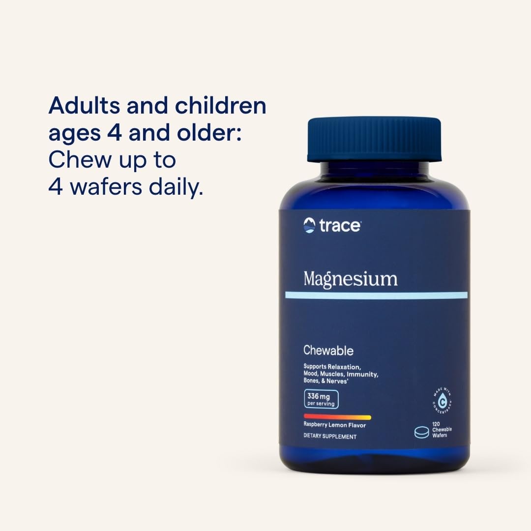 Dosis diaria de Trace Minerals Magnesium Chewables para apoyo diario