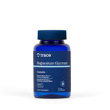 Trace Minerals Magnesio Glicinato, cápsulas diarias para apoyar la relajación y el descanso.