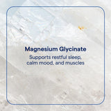 Trace Minerals Magnesium Glycinate, líquido fácil de medir para tomar antes de dormir.
