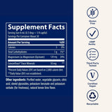 Dosis nocturna de Trace Minerals Magnesium Glycinate para apoyo al descanso.