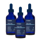 Trace Minerals Mega-Mag: botella de magnesio líquido de 4 oz para vitalidad diaria.
