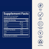 Trace Minerals Mega-Mag: mano sosteniendo la botella para uso diario.