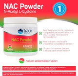 Trace Minerals NAC polvo sabor sandía para bebida agradable