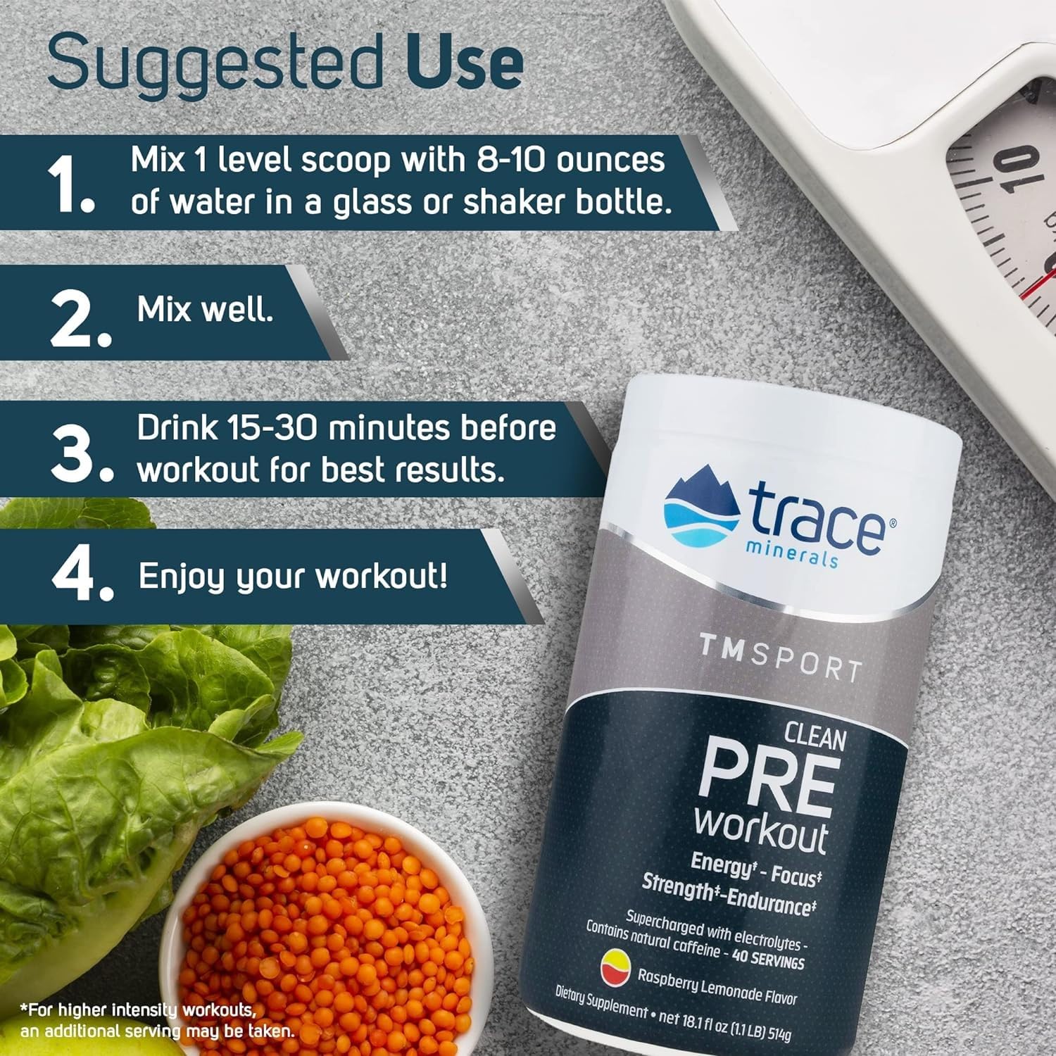 Trace Minerals Pre-Workout circulacion e inmunidad en la rutina de entrenamiento.