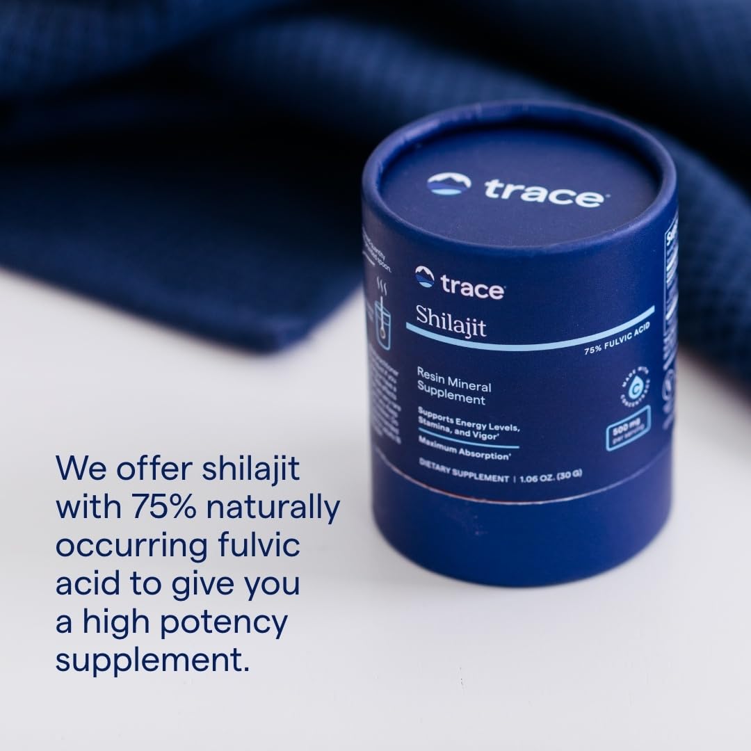 Trace Minerals Shilajit Resin: minerales iónicos para equilibrio mineral
