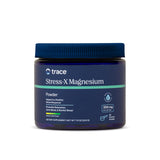 Trace Minerals Stress-X Magnesium polvo limón-lima para relajación muscular.