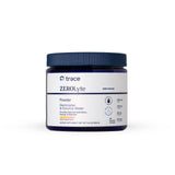 Trace Minerals ZeroLyte botella sabor tropical en la encimera, para hidratación sabrosa.
