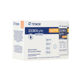 Trace Minerals ZeroLyte sobres mango salado para hidratación rápida.