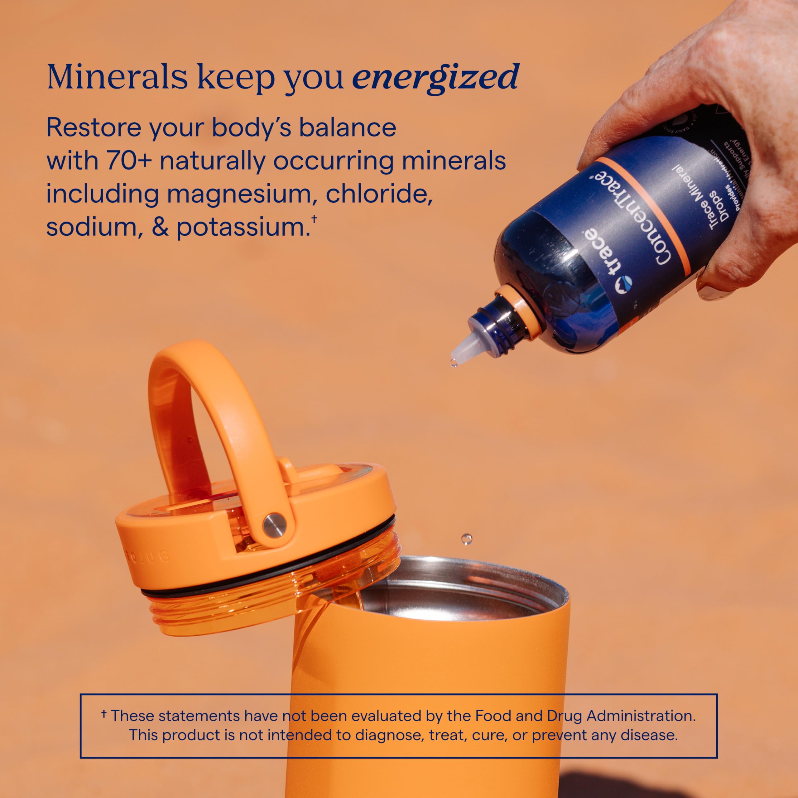 Trace Minerals ConcenTrace cápsulas para uso diario.