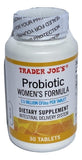 Fórmula probiótica de Trader Joe's en botella para equilibrio intestinal