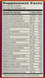 Etiqueta de ingredientes de Trader Joe's, mostrando la composición del suplemento.
