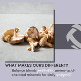 Etiqueta de Tranont Balance con vitaminas y minerales clave para el soporte diario
