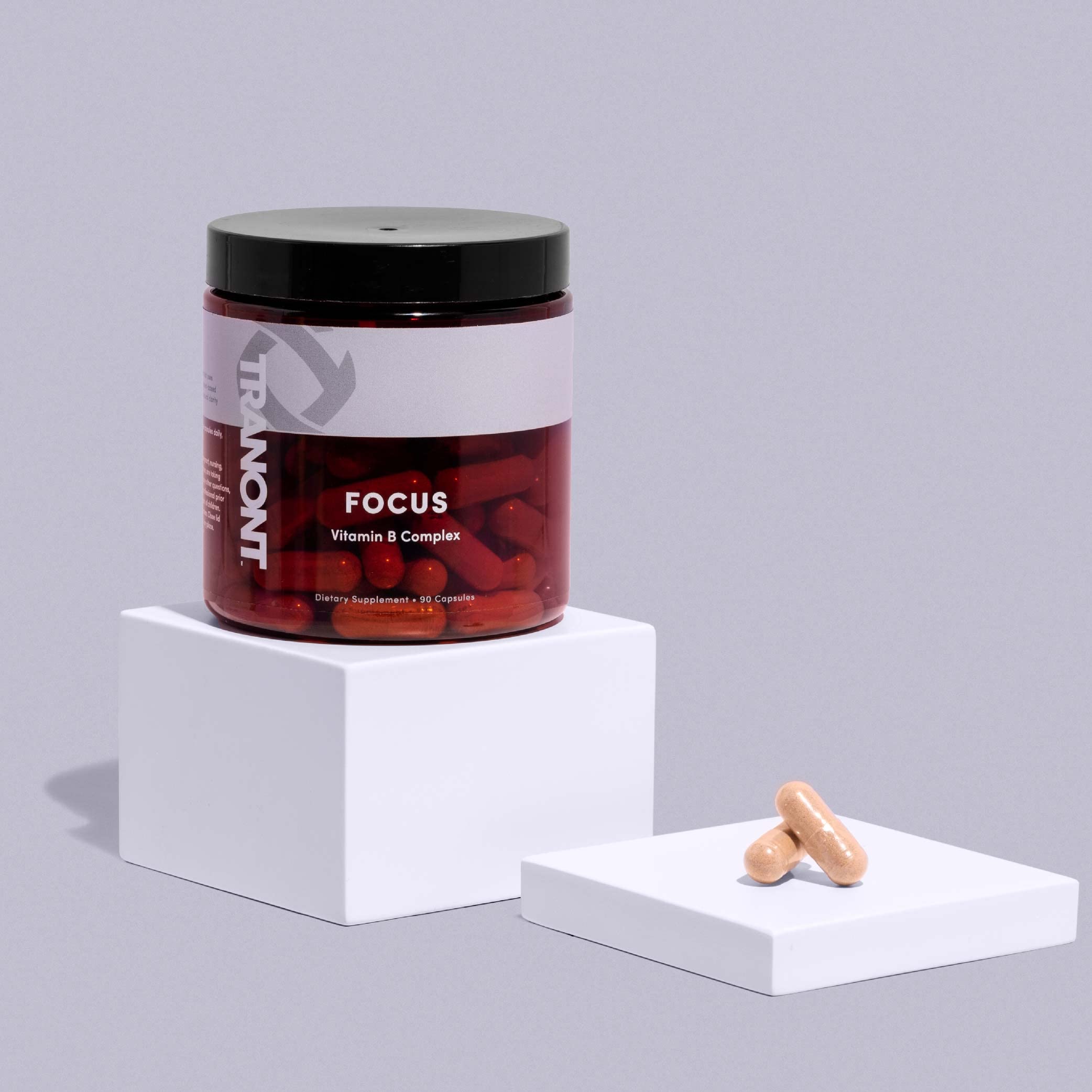 Tranont Focus Vitamin B Complex ideal para estudio, trabajo y viaje diario.