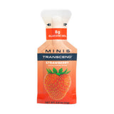 Transcend Foods gel de fresa mini, empaque 24, energía rápida para entrenamientos