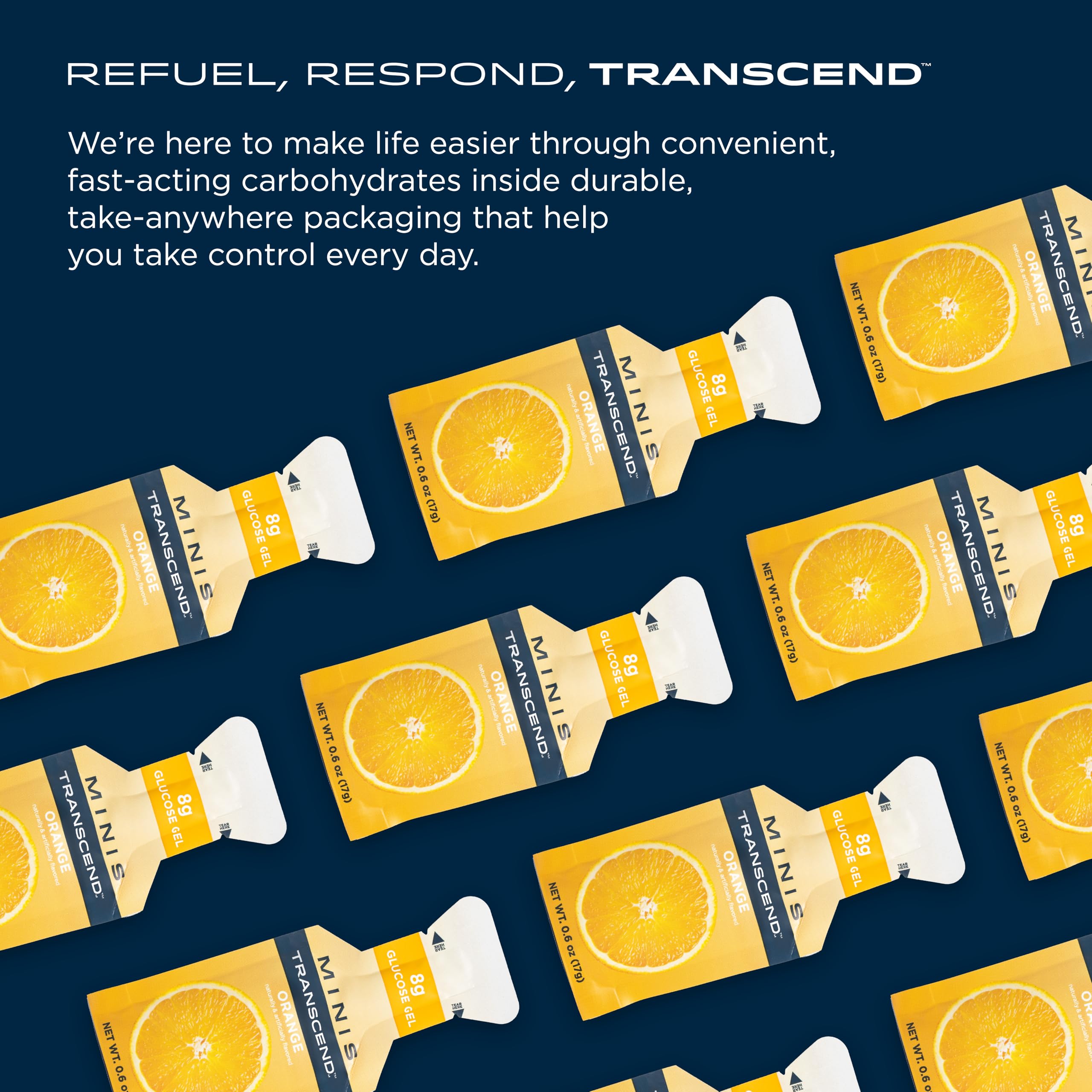Transcend sabores naranja y fresa: variedad sabrosa para sesiones de ejercicio.