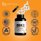 Vitamina K2 MK-7 facilita la correcta utilización del calcio en la circulación.