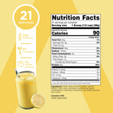 TransformHQ Clear Whey Isolate espuma tras mezclar, bebida lista para disfrutar